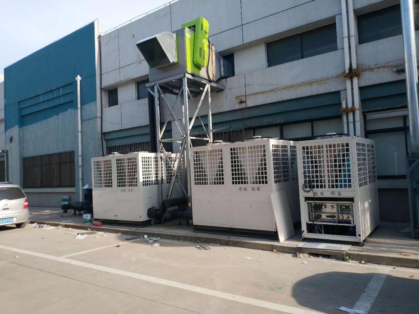 凈化車間空調(diào)外機圖片